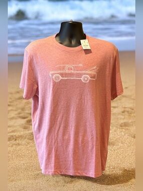 J Crew Surfboard Truck Graphic Tee Men’s Size Large